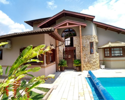 Imagem 2 de 25 de Linda Casa Térrea À Venda No Condomínio De Alto Padrão Estância Marambaia (vinhedo)! 5 Suítes, Piscina Aquecida, Área Gourmet, Pomar E Muito Mais.... - Cc00996 - 68865168