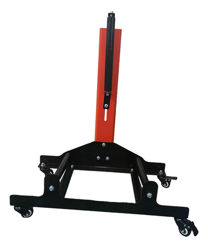 Soporte Para Detalles De Ruedas, Soporte Rojo Con Rueda