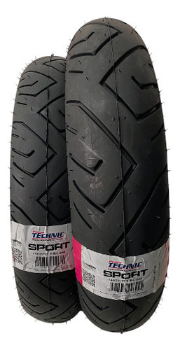 Par Pneu Sem Câmara 110/70-17 + 140/70-17  Twister Cb300
