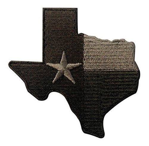Emblema Bordado De La Bandera Táctica Del Estado De Texas P