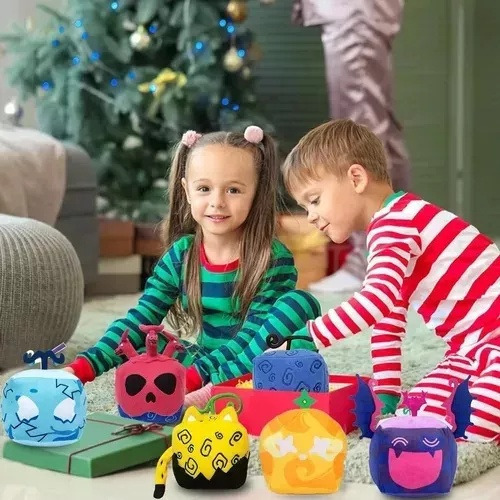Zx 4piezas Blox Fruits Juguetes Peluche Cumpleaños Navidad