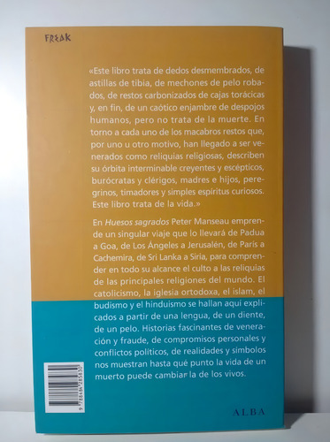 Huesos Sagrados - Peter Manseau - Libro Nuevo
