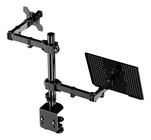Suporte Duplo Para Monitor 14 A 32 E Notebook Sim-5000 Preto