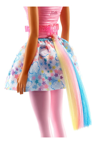 Barbie Dreamtopia - Muñeca De Unicornio (cabello Azul Y Rosa