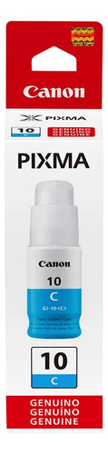 Tinta Canon 10 Azul Gi-10 Gi-10c Gi10 10 Cyan Cian Azul