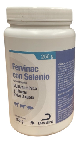 Fervinac Con Selenio 250 Gramos Multivitaminico Y Mineral