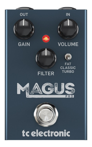 Tc Electronic Magus Pro Pedal Distorsión Guitarra Eléctrica Color Azul Oscuro