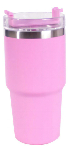 Termo Vaso De Acero Inoxidable 600ml Color Morado