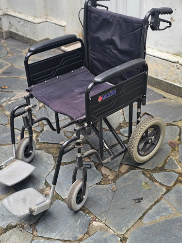 Silla De Ruedas Reforzada Merits 180 Kg Usada. No Envio Negro (Usado)