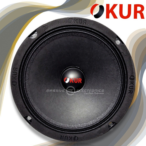 Set De Medios Rangos 6.5´´ Okur Omr6k-4mr 1000w Max 4 Vias