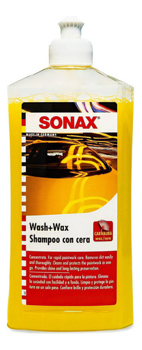 Shampoo Cera Carnauba, Concentrado Sonax 500 Ml 