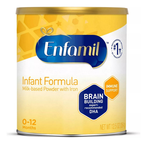 Enfamil Milk-based Powder Infant Formula 21.1 Oz 0-12 Meses Sabor Leche