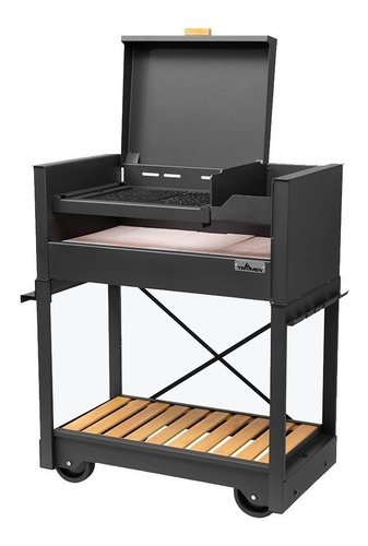 Parrilla Móvil Criolla 93cm Ancho X113cm Alto X51.7cm