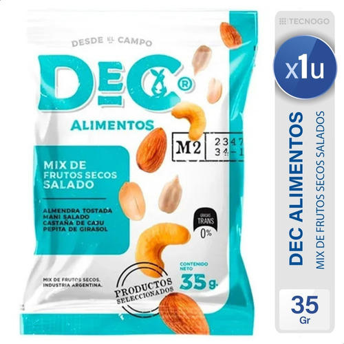 Mix De Frutos Secos Salado Dec Alimentos - Mejor Precio