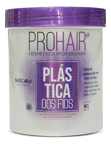 Masc Plastica Dos Fios 1kg Prohair