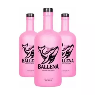 Licor Ballena Creme De Morango Com Tequila (3x750ml)