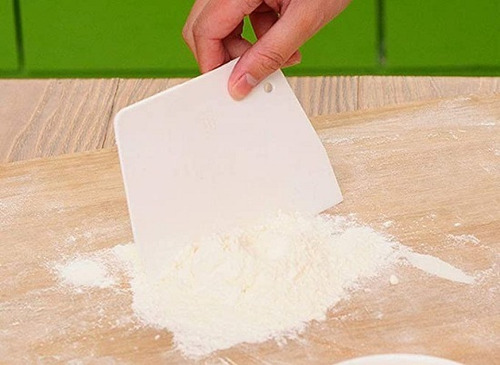 Imagen 4 de 6 de Espátula Alisador De Tortas Scraper Cortador Masas