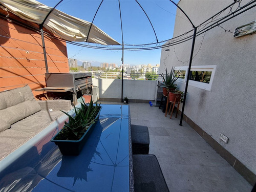 Departamento Venta 3 Dorm Ñuñoa Con Terraza Propia 16 Mt2