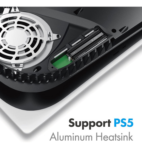 Ineo M.2 Disipador Térmico 2280 Ssd Con Almohadilla Térmica