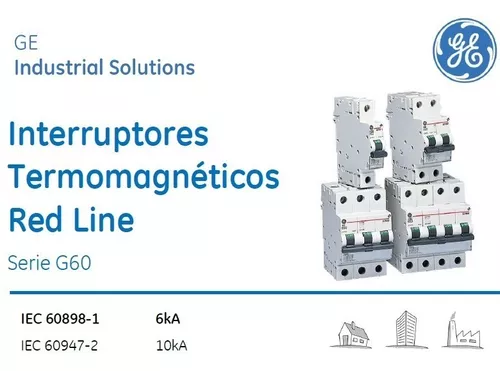 TERMOMAGNETICO 2 POLOS 16A CURVA D 6KA