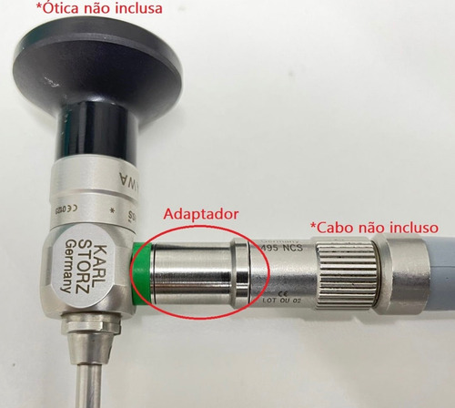 Adaptador Ótica Cabo De Fibra Padrão Storz/wolf/stryker