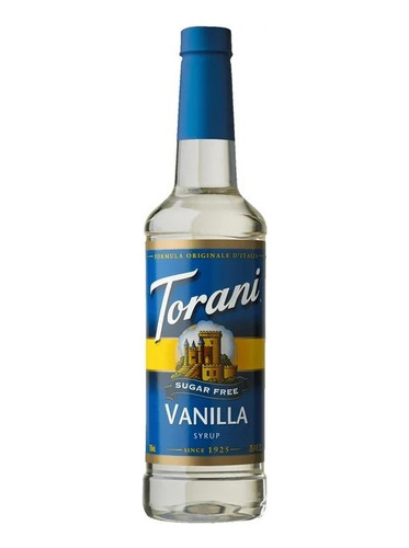 Torani Vainilla Sugar Free Jarabe Saborizante Cafe Te 750ml