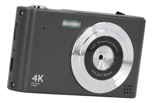 Mini Cámara Digital 4k Hd Con Zoom 16x, 48 Mp, Ccd Led Portá