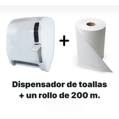 Dispensador De Papel Toalla + Rollo. Nuevos Con Llave!!! 