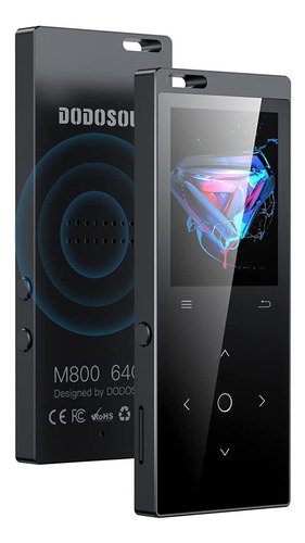 Reproductor Mp3 Dodosoul, 64gb, Bluetooth 5.2, C/auriculares