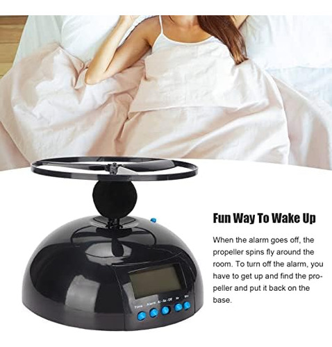 Despertador Volador, Reloj Despertador Led Gadget Run Away