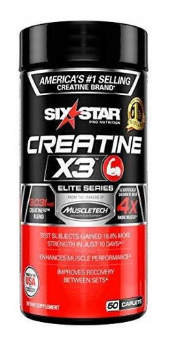 Pldoras De Creatina | Six Star Post Workout X3 Cpsulas De