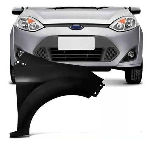 Paralama Ford Fiesta 2011 2012 2013 Lado Direito