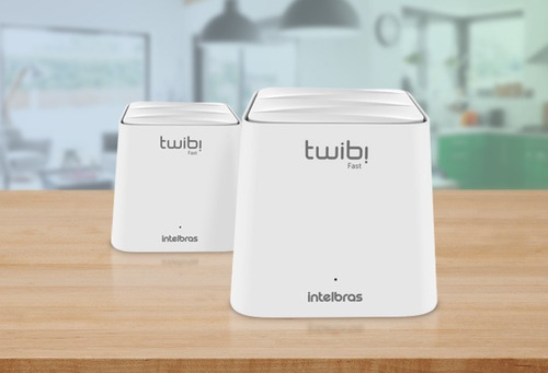 Imagem 3 de 7 de Roteador Intelbras Twibi Wifi Mesh Fast Conjunto 2 Unidades