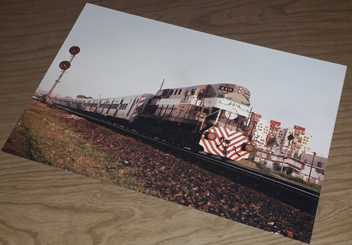 Ferrocarril: Foto Original 30x20 Locomotora Alco Rsd16 B818 (Usado)