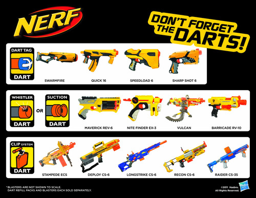 Hasbro Nerf N-strike Switch Shot Ex-3 Amarillo