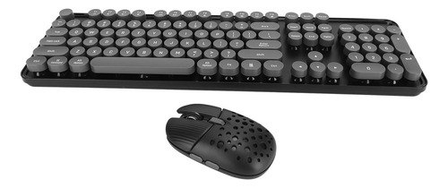 Combinación De Teclado Inalámbrico, Teclas Redondas Y Ratón,