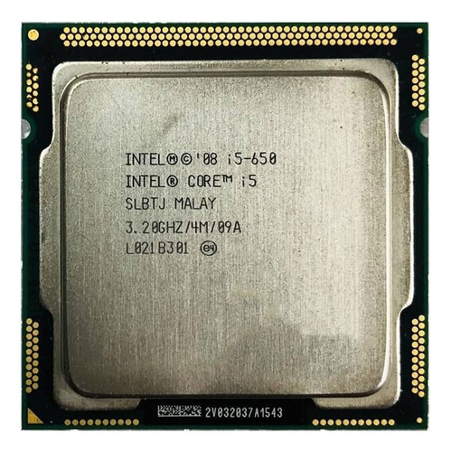 Procesador Intel Core I5-650 2nucleos/3,46/grafica/lga 1156