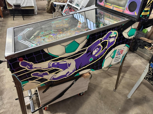 Flippers Pinball World Cup 94 Full Led Impecable (Usado)