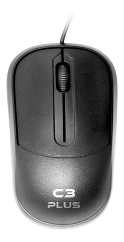 Mouse Óptico Usb 1000 Dpi Preto C3tech Ms-35bk