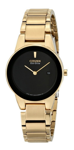 Citizen Axiom Eco Drive Gold Ga1052-55e ........ Dcmstore F Color de la correa Oro Color del bisel Oro Color del fondo Negro