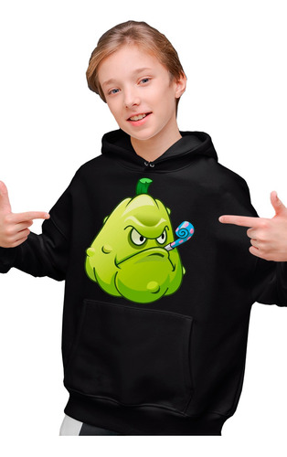 Sudadera Infantil Ojo Chayote Plantas Zombies Apisonaflor