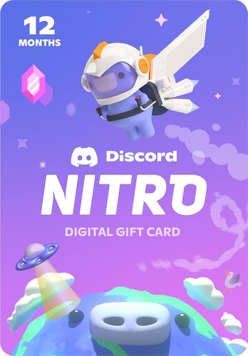 Tarjeta Discord Nitro 12 Meses Global - Código Original
