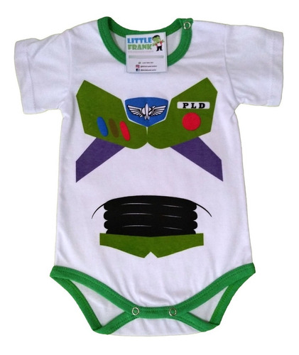 Body Para Bebe Buzz Lightyear Toy Story Manga Corta