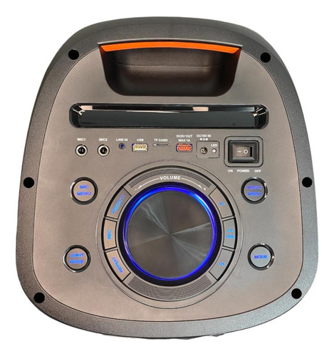 Parlante Powerful Bass Boost Ndr-810 Microfono Karaoke Color Negro
