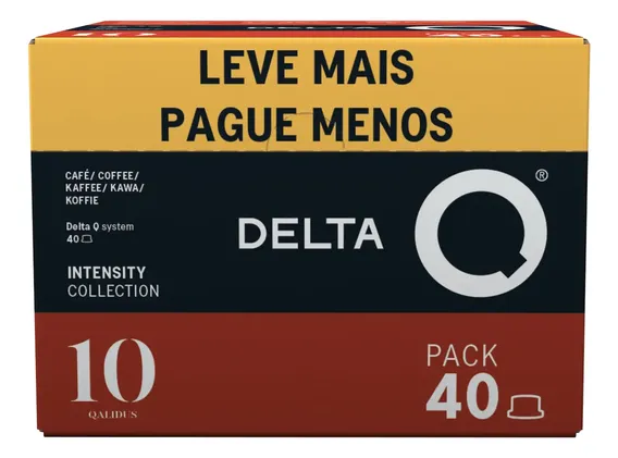 Cápsulas Delta Q Qalidus Intensidade 10 Pack com 40