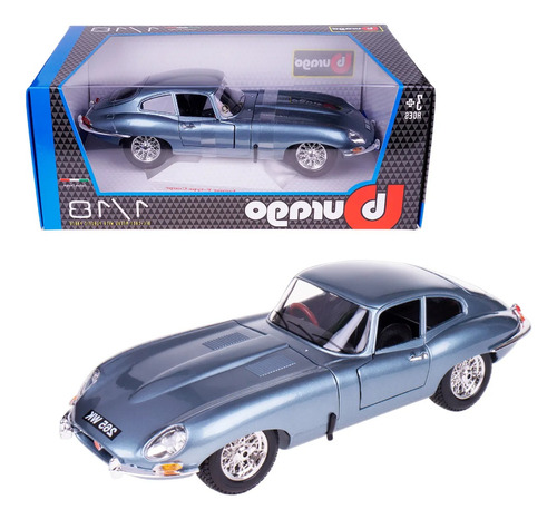 Jaguar E-type Coupé Metal Modelo Bburago 1:18 Febo