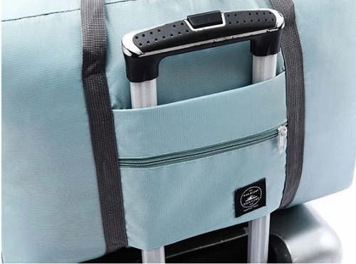 Maleta De Viaje, Plegable, Para Cabina, Duffle Bag, Doblable Color Azul Claro Duffle Azul Cielo