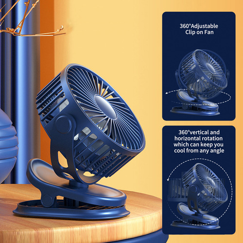 Ventilador Eléctrico.en.clip Colgante Escritorio 360° Aj