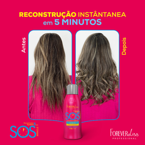 Sos Antiemborrachamento 300ml Forever Liss Reconstrução