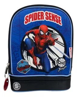 Lonchera Térmica Spiderman Textil Para Niños
